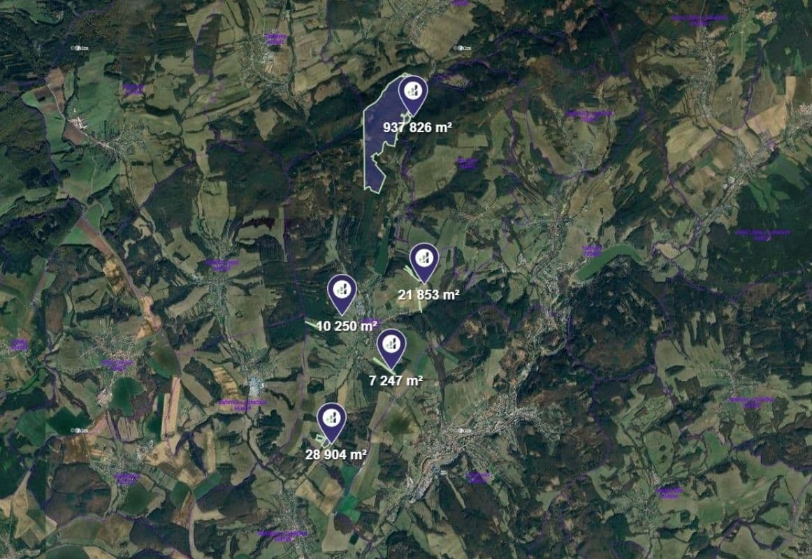 Predaj pozemku 21.297 m², Ludkovice, Zlínský kraj Predaj pozemku 21.297 m², Ludkovice, Zlínský kraj