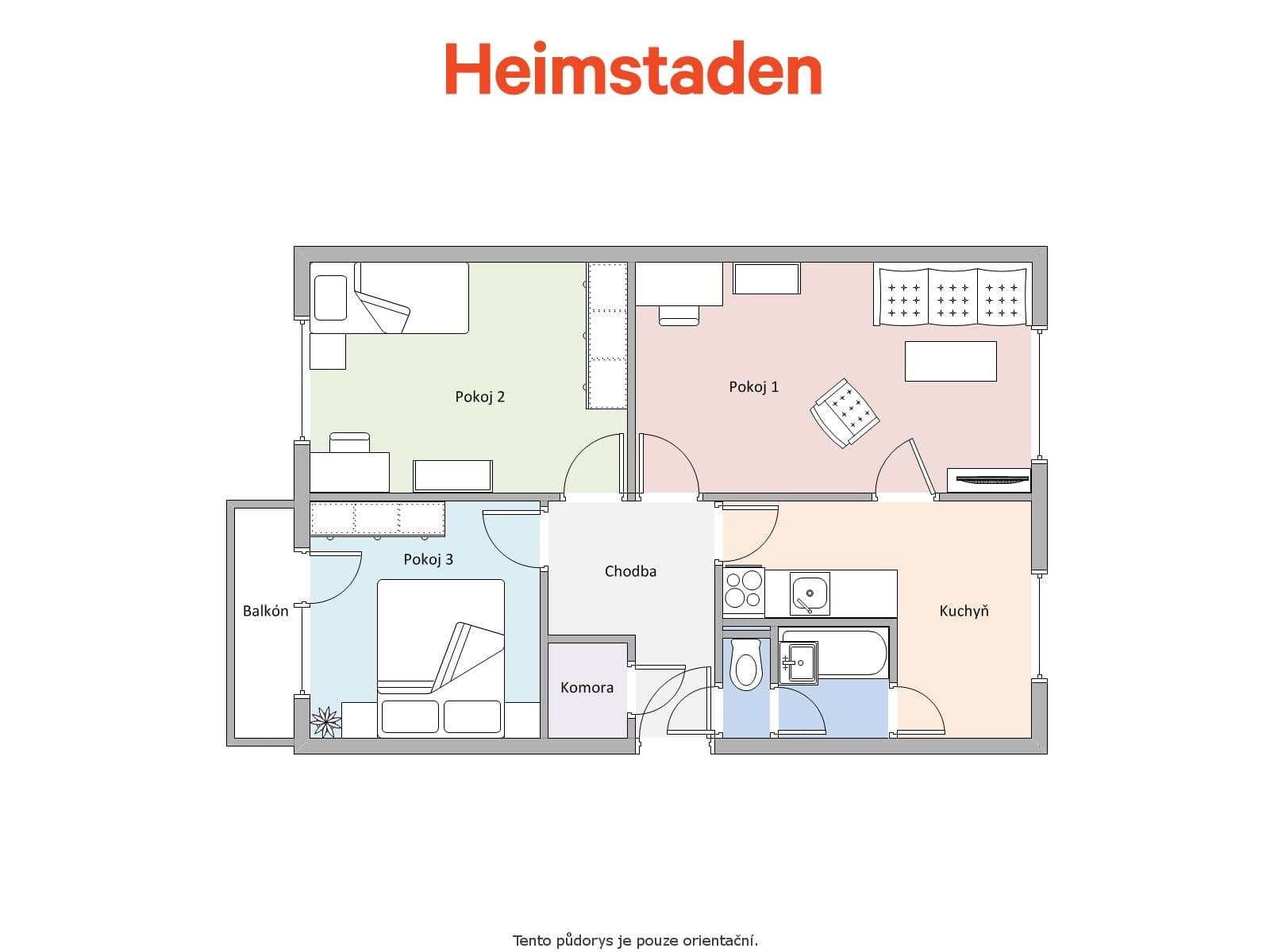 Prenájom bytu 3-izbový 74 m², I. P. Pavlova, Frýdek-Místek, Moravskoslezský kraj Prenájom bytu 3-izbový 74 m², I. P. Pavlova, Frýdek-Místek, Moravskoslezský kraj