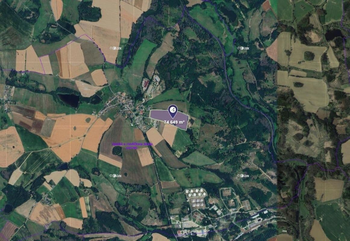 Predaj pozemku 10.000 m², Vysoká, Kraj Vysočina Predaj pozemku 10.000 m², Vysoká, Kraj Vysočina
