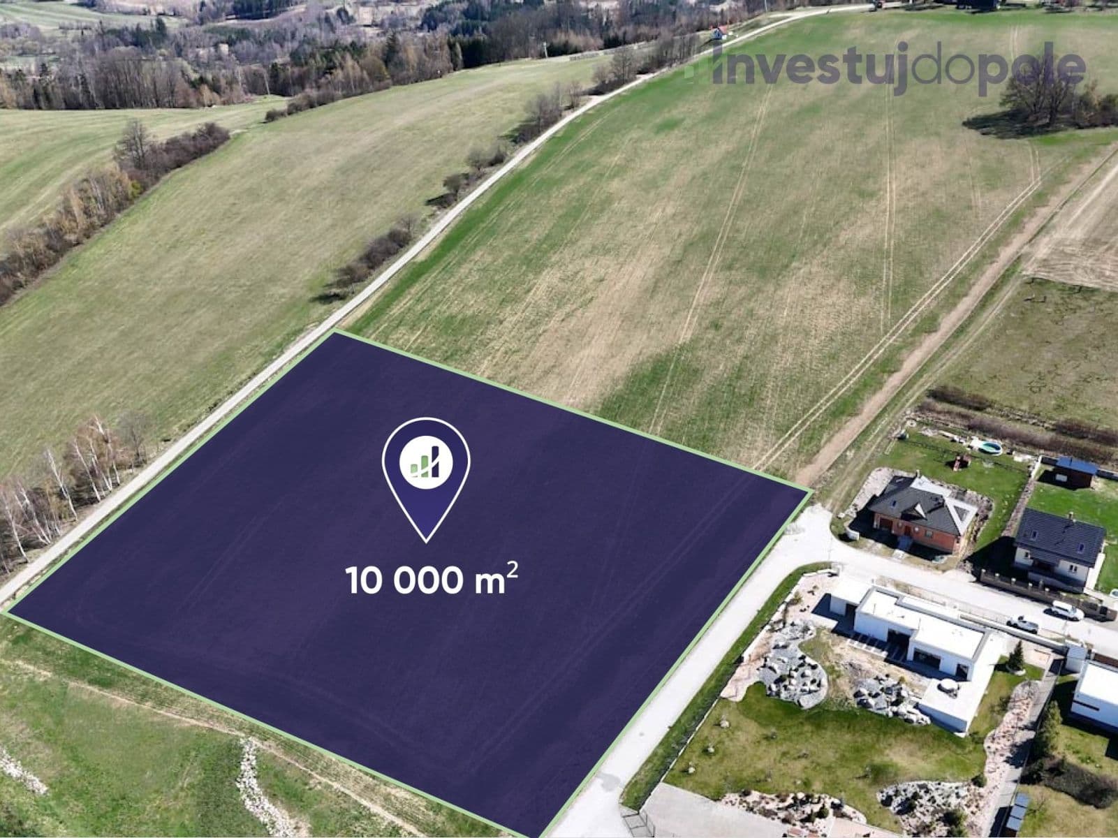 Predaj pozemku 10.000 m², Vysoká, Kraj Vysočina Predaj pozemku 10.000 m², Vysoká, Kraj Vysočina