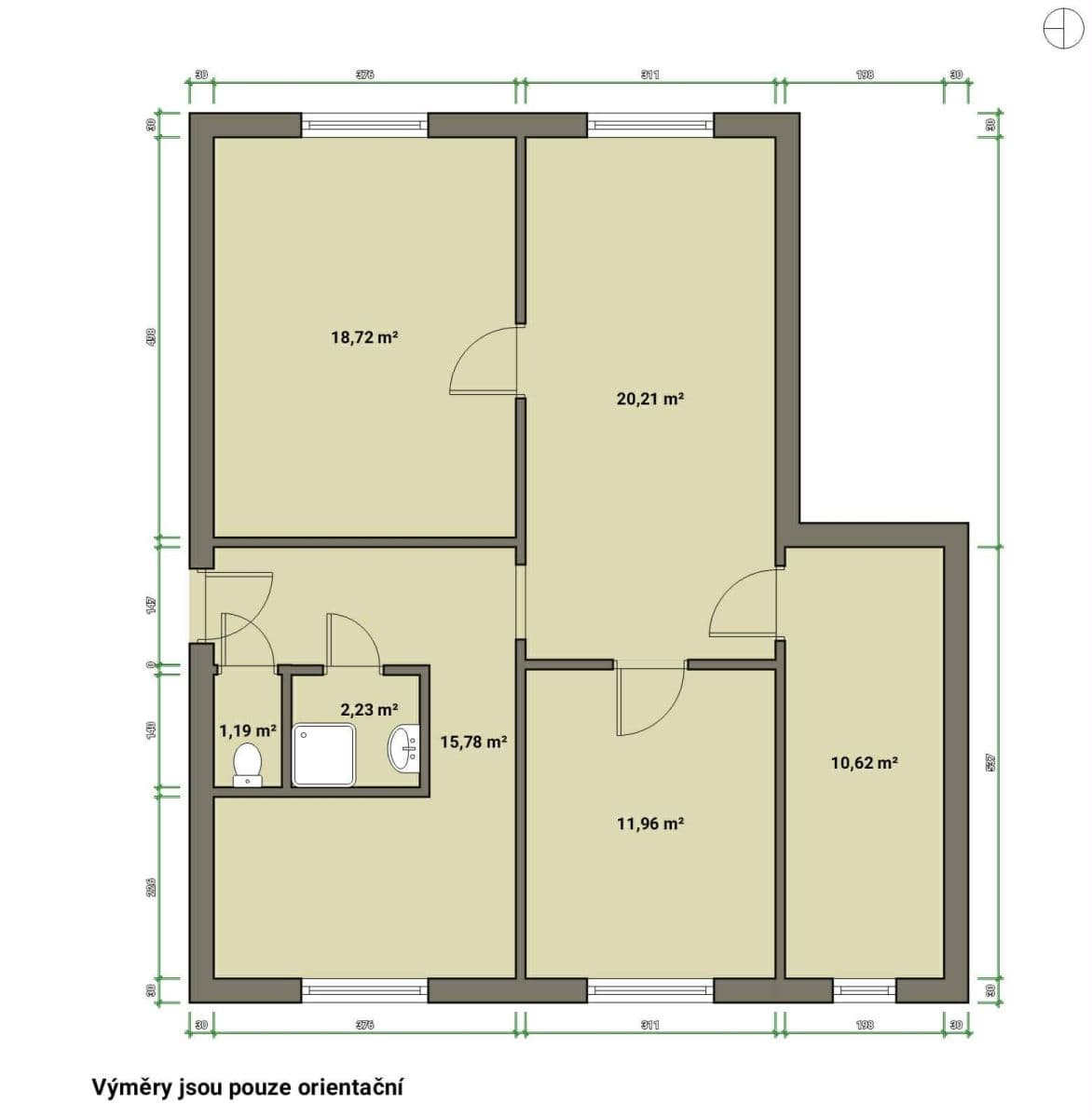 Predaj bytu 4-izbový 81 m², 5. května, Plesná, Karlovarský kraj Predaj bytu 4-izbový 81 m², 5. května, Plesná, Karlovarský kraj
