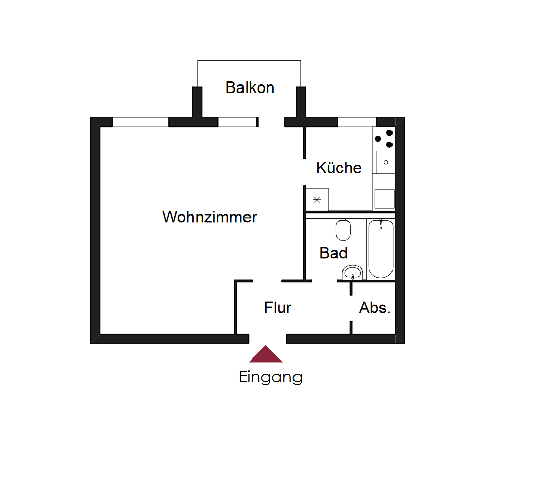 Predaj bytu 2-izbový 49 m², Steglitzer Damm 66, Berlin, Berlín Predaj bytu 2-izbový 49 m², Steglitzer Damm 66, Berlin, Berlín