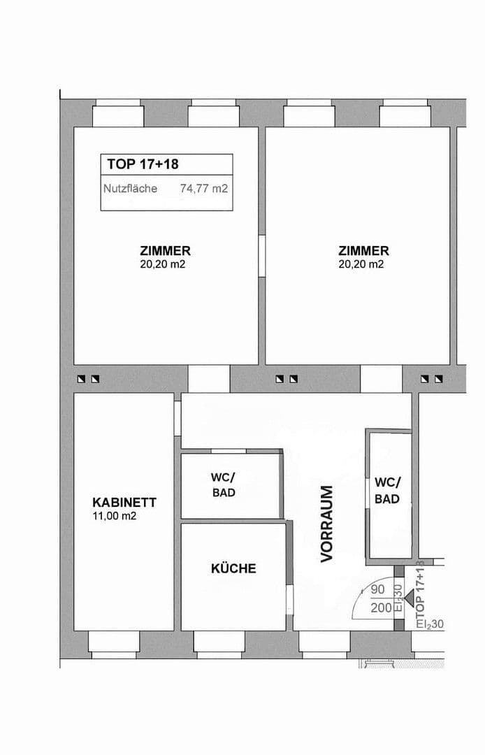 Predaj bytu 3-izbový 75 m², Wien, Viedeň Predaj bytu 3-izbový 75 m², Wien, Viedeň