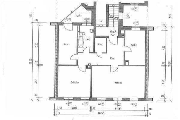 Prenájom bytu 3-izbový 93 m², Gera, Durínsko Prenájom bytu 3-izbový 93 m², Gera, Durínsko