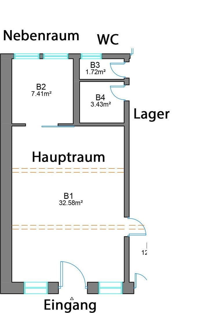 Prenájom kancelárie 45 m², Erlangen, Bavorsko Prenájom kancelárie 45 m², Erlangen, Bavorsko