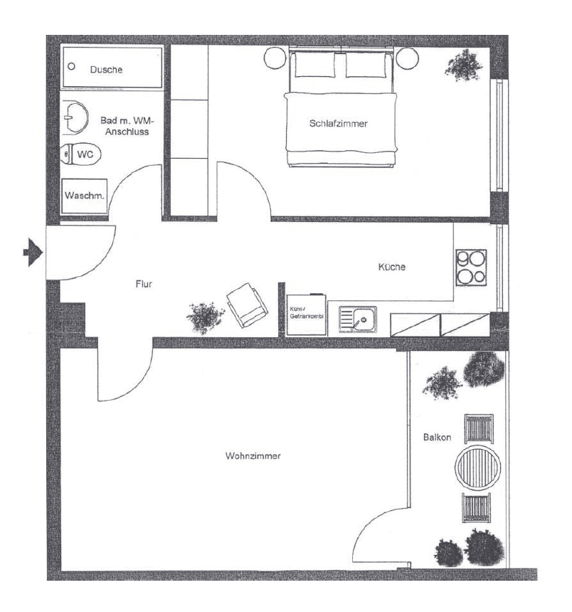 Prenájom bytu 2-izbový 60 m², Steinbach (Taunus), Hesensko Prenájom bytu 2-izbový 60 m², Steinbach (Taunus), Hesensko