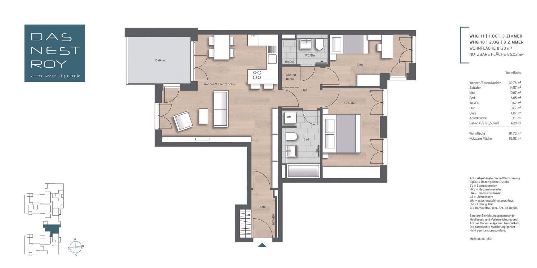 Predaj bytu 3-izbový 82 m², Nestroystraße 13, München, Bavorsko Predaj bytu 3-izbový 82 m², Nestroystraße 13, München, Bavorsko