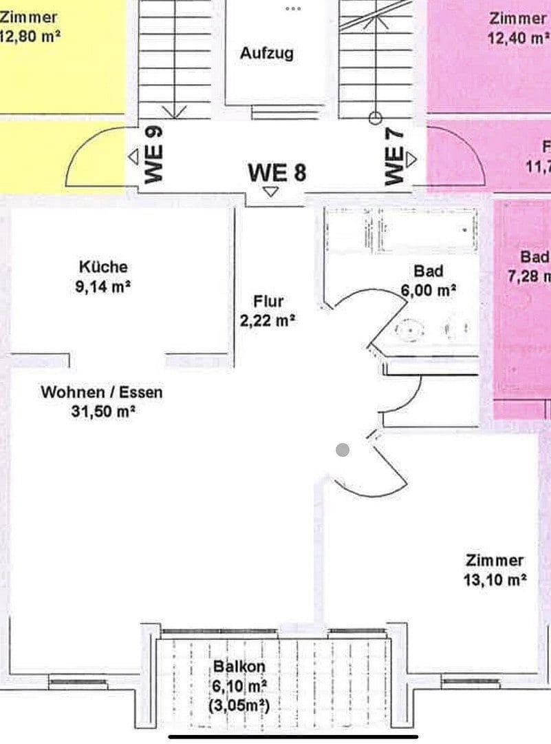 Prenájom bytu 2-izbový 65 m², Frankfurt am Main, Hesensko Prenájom bytu 2-izbový 65 m², Frankfurt am Main, Hesensko
