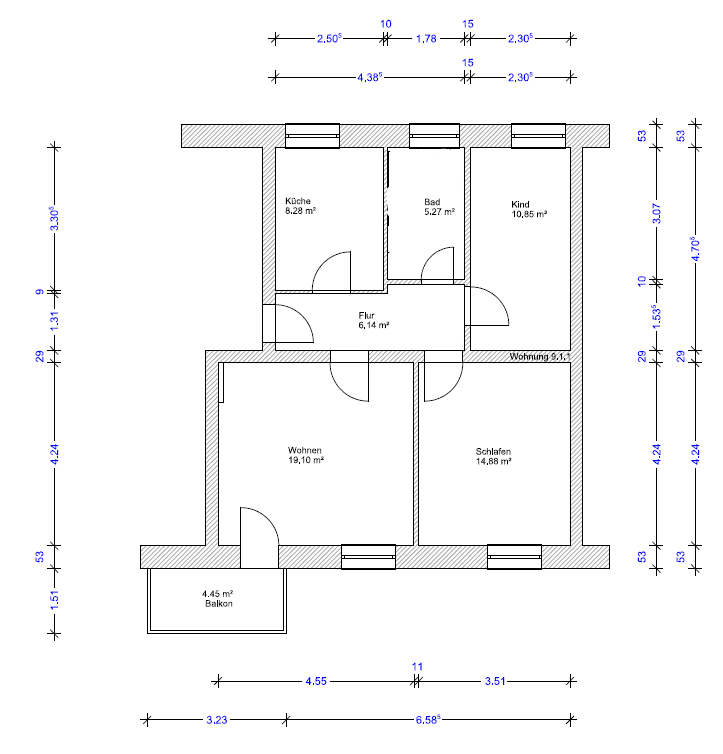 Prenájom bytu 3-izbový 65 m², Magdeburg, Sasko-Anhaltsko Prenájom bytu 3-izbový 65 m², Magdeburg, Sasko-Anhaltsko