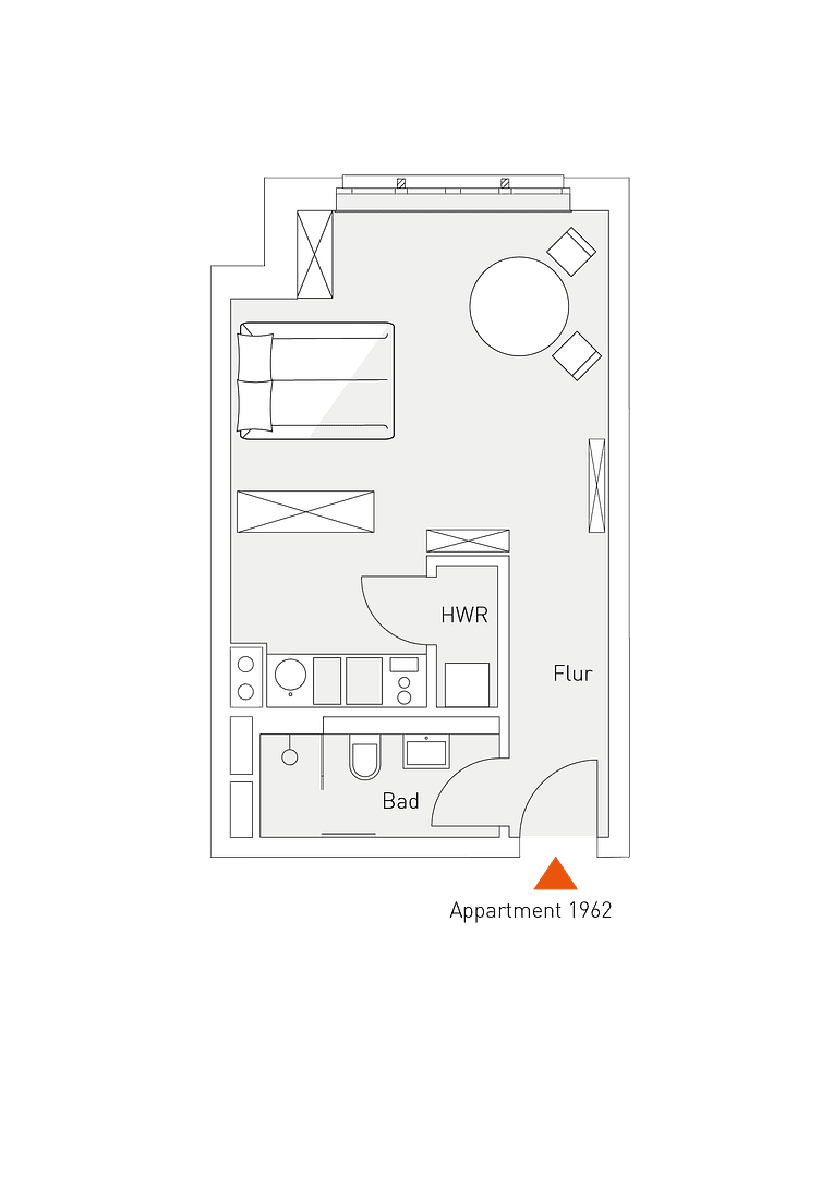 Prenájom bytu 1-izbový 38 m², Berlin, Berlín Prenájom bytu 1-izbový 38 m², Berlin, Berlín