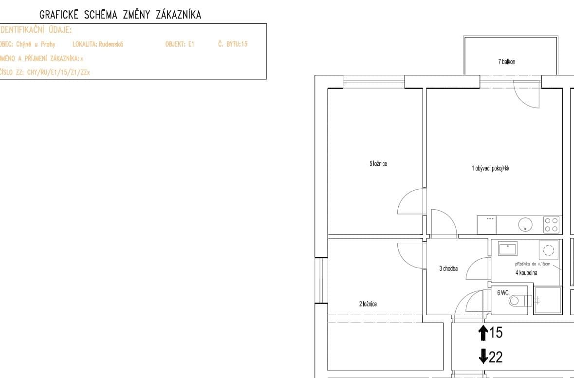 Prenájom bytu 3-izbový 60 m², Ecksteinova, Chýně, Středočeský kraj Prenájom bytu 3-izbový 60 m², Ecksteinova, Chýně, Středočeský kraj