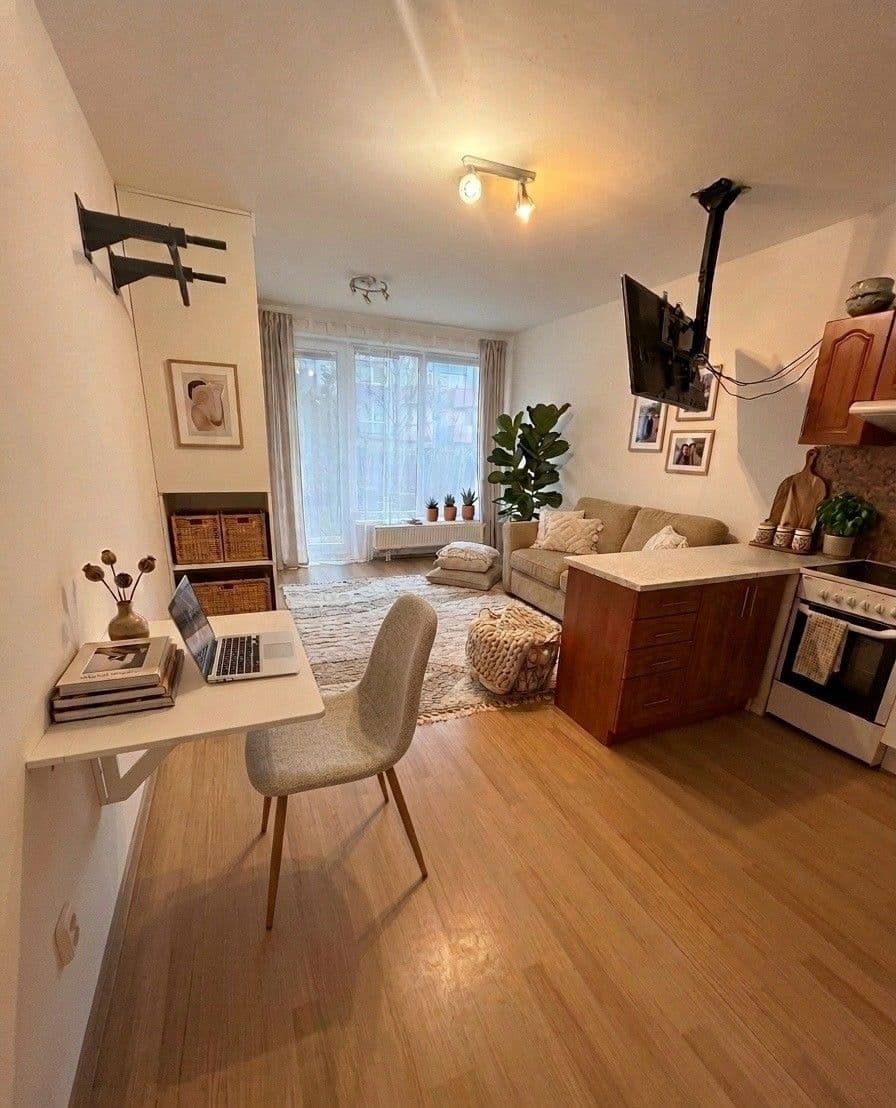 Prenájom bytu 1-izbový 32 m², Herlíkovická, Praha, Praha Prenájom bytu 1-izbový 32 m², Herlíkovická, Praha, Praha