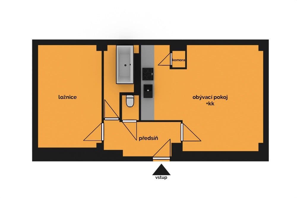 Prenájom bytu 2-izbový 53 m², Vladivostocká, Praha, Praha Prenájom bytu 2-izbový 53 m², Vladivostocká, Praha, Praha
