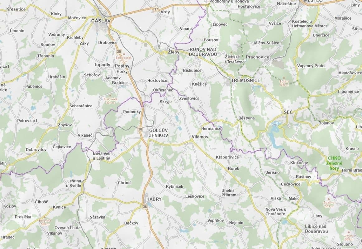 Predaj pozemku 11.681 m², Golčův Jeníkov, Kraj Vysočina Predaj pozemku 11.681 m², Golčův Jeníkov, Kraj Vysočina