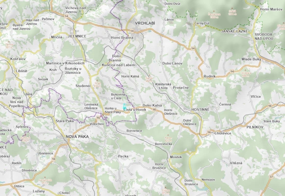 Predaj pozemku 15.821 m², Čistá u Horek, Liberecký kraj Predaj pozemku 15.821 m², Čistá u Horek, Liberecký kraj