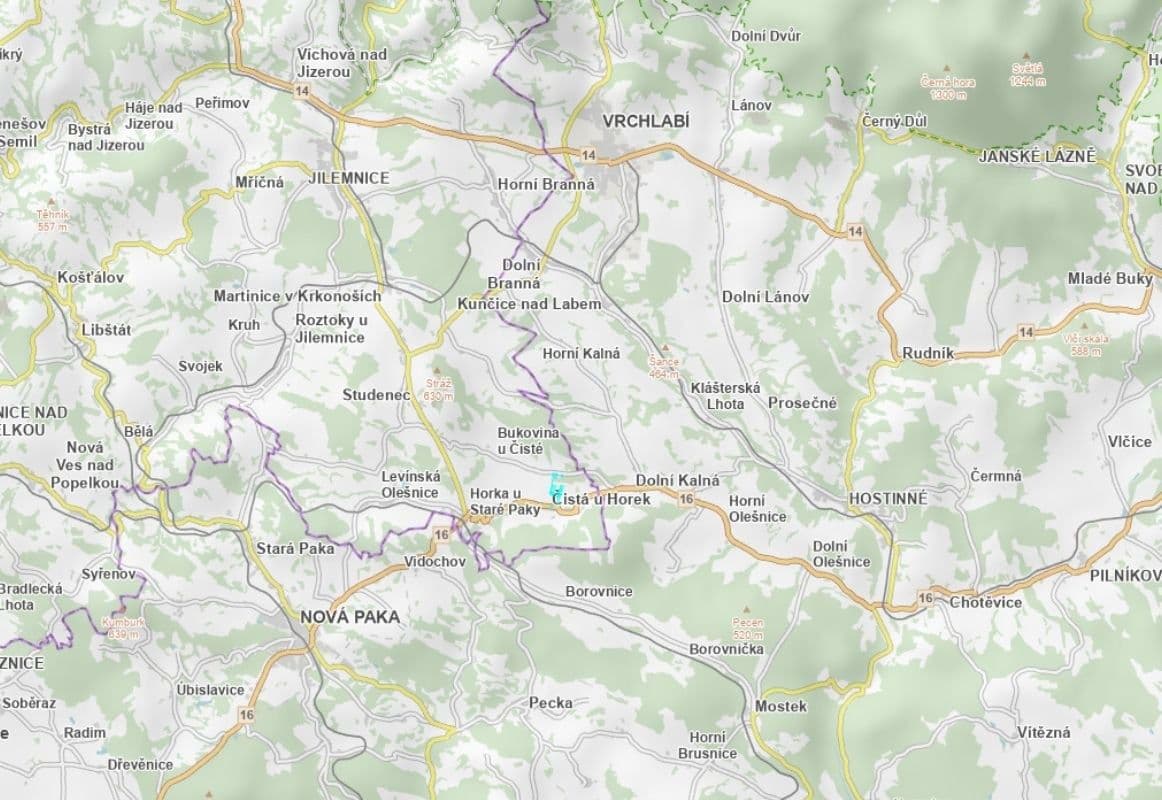 Predaj pozemku 2.635 m², Čistá u Horek, Liberecký kraj Predaj pozemku 2.635 m², Čistá u Horek, Liberecký kraj