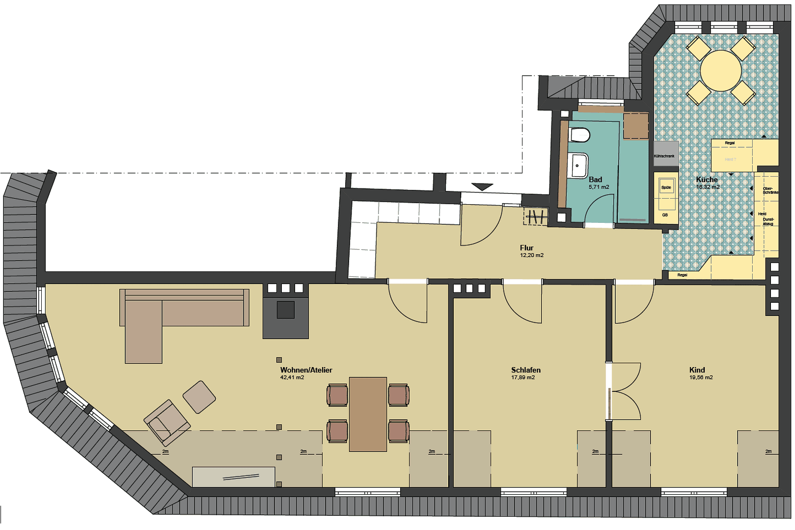 Predaj bytu 3-izbový 112 m², Hannover, Dolné Sasko Predaj bytu 3-izbový 112 m², Hannover, Dolné Sasko
