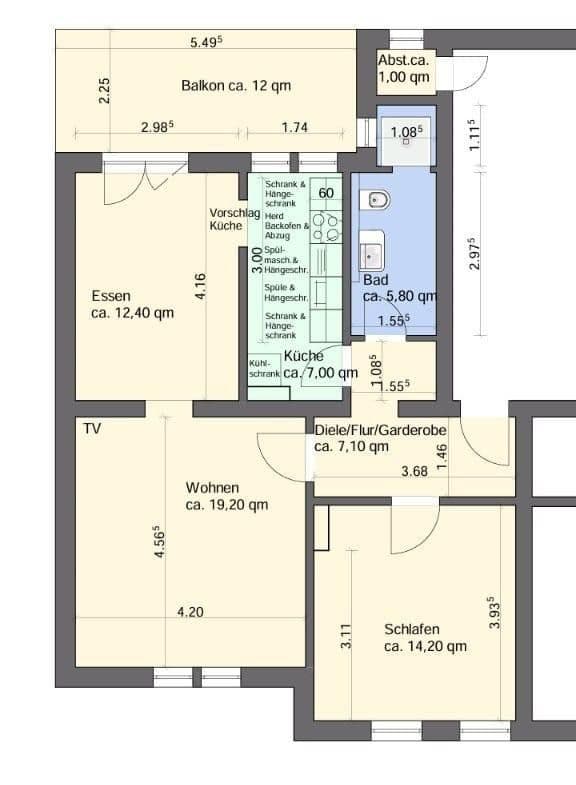Predaj bytu 3-izbový 73 m², Niederfelder Weg 95, Koblenz, Porýnie-Falcko Predaj bytu 3-izbový 73 m², Niederfelder Weg 95, Koblenz, Porýnie-Falcko