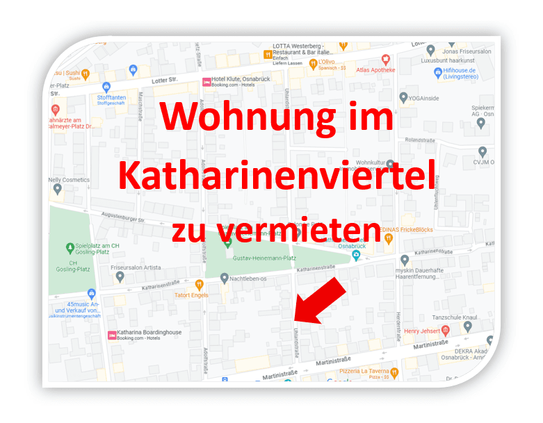 Prenájom bytu 2-izbový 48 m², Uhlandstrasse 28, Osnabrück, Dolné Sasko Prenájom bytu 2-izbový 48 m², Uhlandstrasse 28, Osnabrück, Dolné Sasko