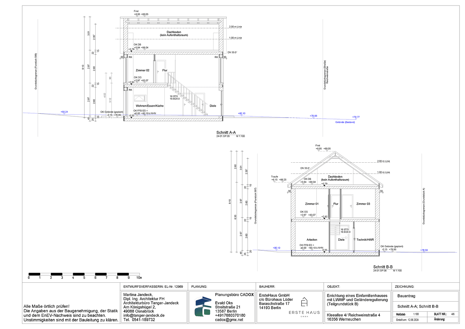 Predaj domu 123 m², pozemek 440 m², Reichweinstraße 4, Werneuchen, Brandenbursko Predaj domu 123 m², pozemek 440 m², Reichweinstraße 4, Werneuchen, Brandenbursko