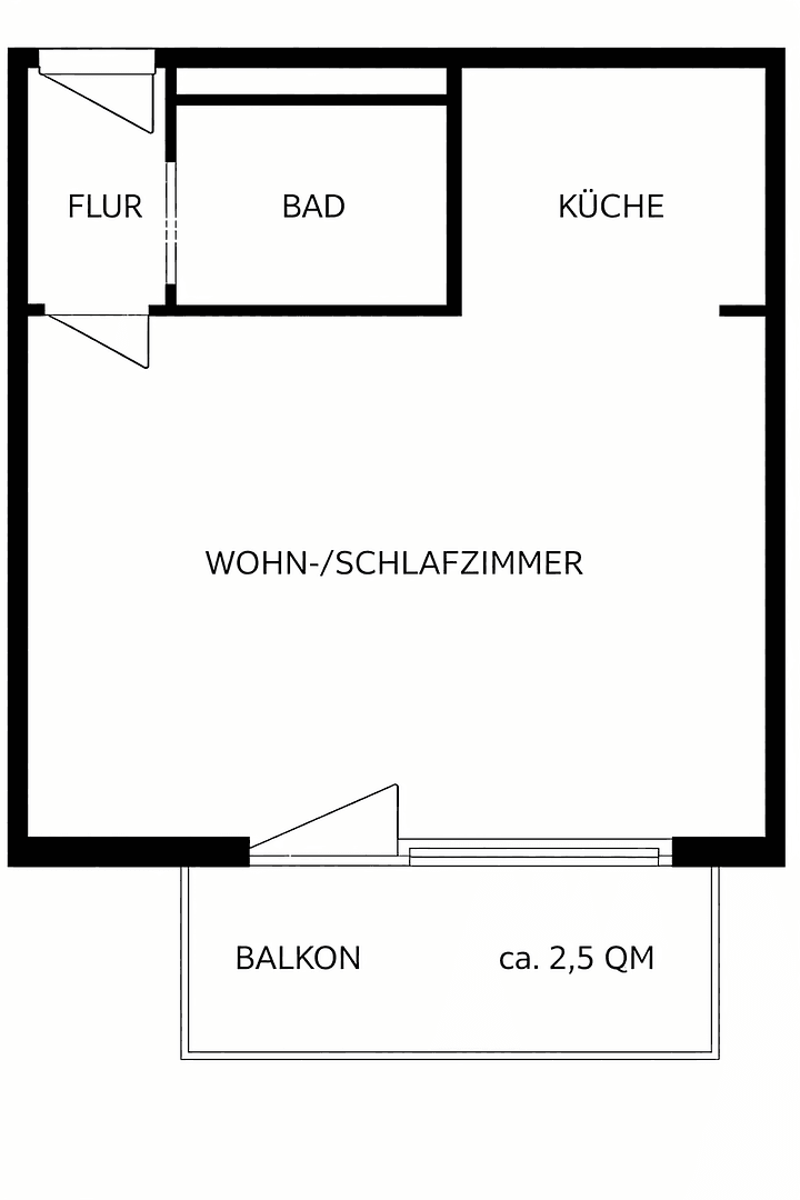 Predaj bytu 1-izbový 30 m², Friedensstr. 9A, Ingolstadt-Unterhaunstadt, Bavorsko Predaj bytu 1-izbový 30 m², Friedensstr. 9A, Ingolstadt-Unterhaunstadt, Bavorsko