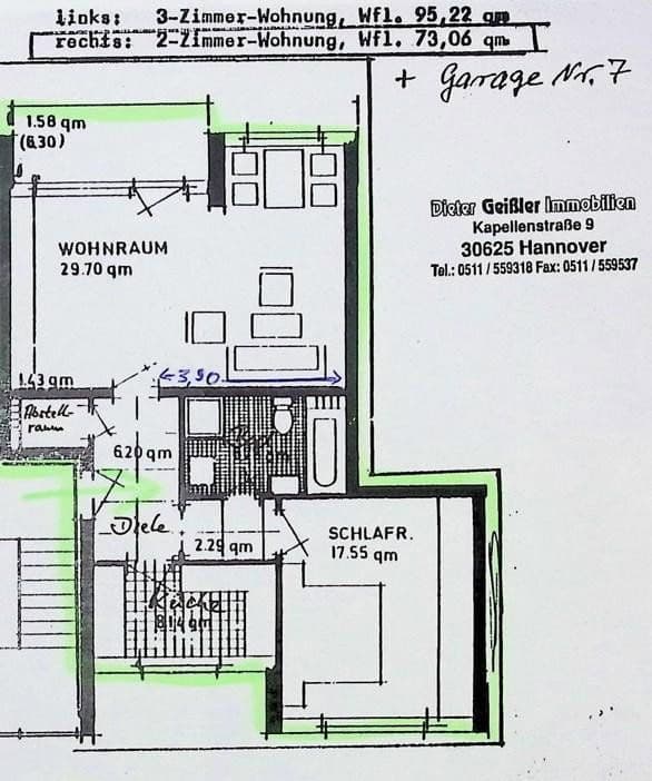 Predaj bytu 2-izbový 73 m², Hannover, Dolné Sasko Predaj bytu 2-izbový 73 m², Hannover, Dolné Sasko