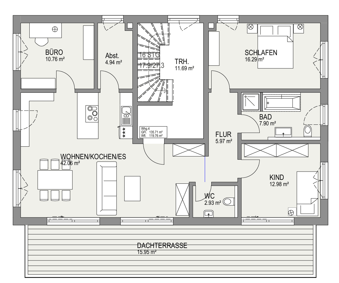 Predaj bytu 5-izbový 120 m², Eibenstrasse 13, Wörth a.d.Isar, Bavorsko Predaj bytu 5-izbový 120 m², Eibenstrasse 13, Wörth a.d.Isar, Bavorsko