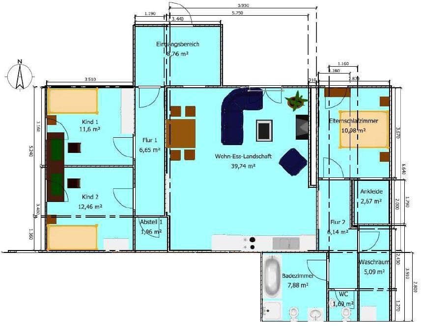 Prenájom bytu 4-izbový 115 m², Wennigsen (Deister), Dolné Sasko Prenájom bytu 4-izbový 115 m², Wennigsen (Deister), Dolné Sasko