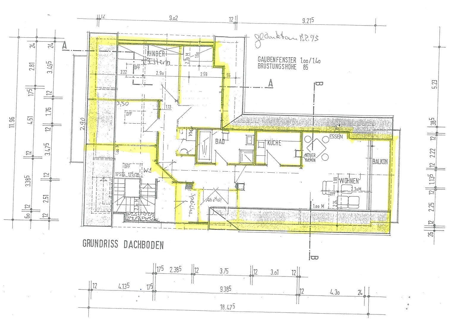 Prenájom bytu 4-izbový 91 m², Westerwaldstraße 5, Limburg an der Lahn, Hesensko Prenájom bytu 4-izbový 91 m², Westerwaldstraße 5, Limburg an der Lahn, Hesensko