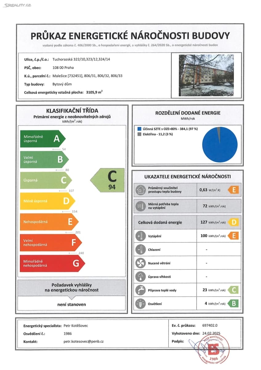 Prenájom bytu 3-izbový 73 m², Tuchorazská, Praha, Praha Prenájom bytu 3-izbový 73 m², Tuchorazská, Praha, Praha