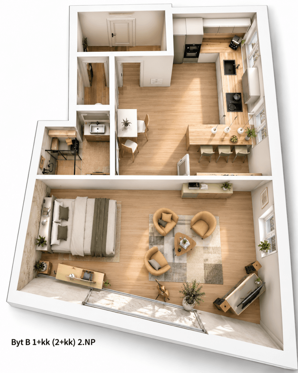 Predaj bytu 2-izbový 55 m², Kapitána Jaroše, Boskovice, Jihomoravský kraj Predaj bytu 2-izbový 55 m², Kapitána Jaroše, Boskovice, Jihomoravský kraj