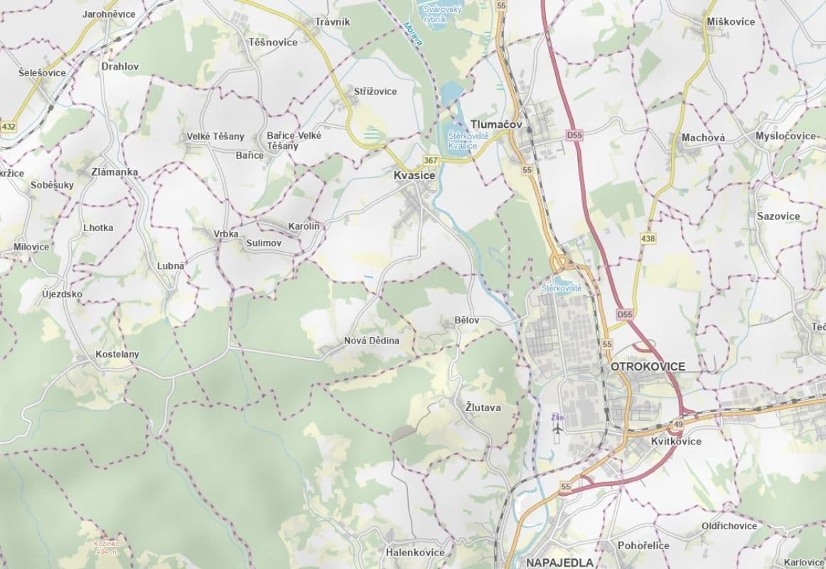 Predaj pozemku 557 m², Kvasice, Zlínský kraj Predaj pozemku 557 m², Kvasice, Zlínský kraj