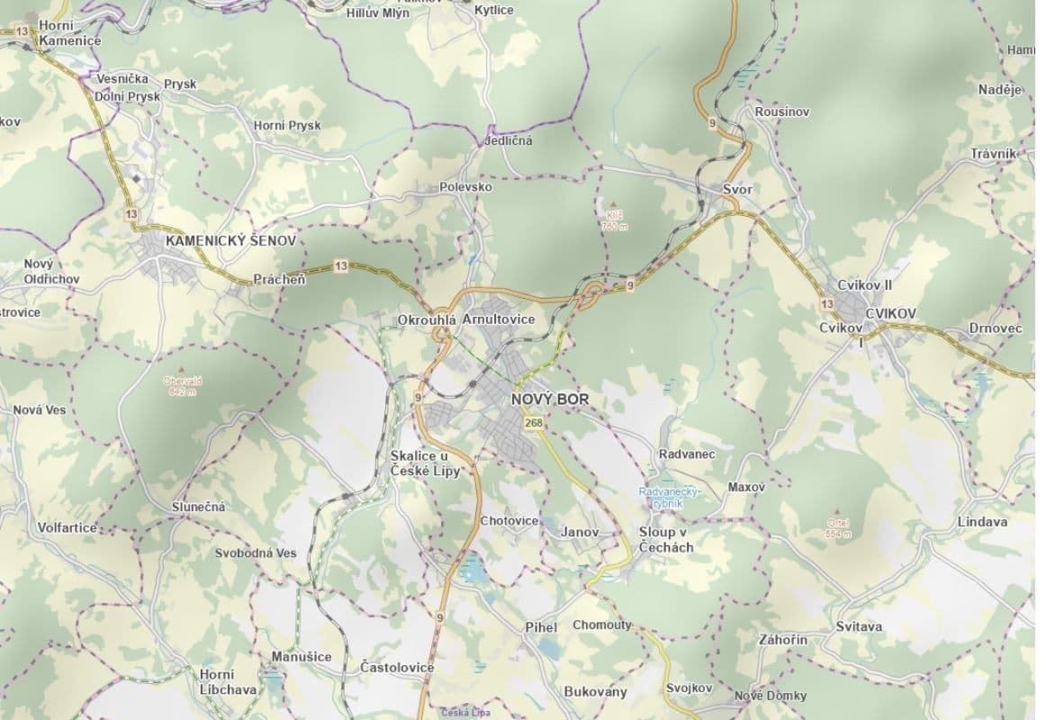Predaj pozemku 4.757 m², Nový Bor, Liberecký kraj Predaj pozemku 4.757 m², Nový Bor, Liberecký kraj