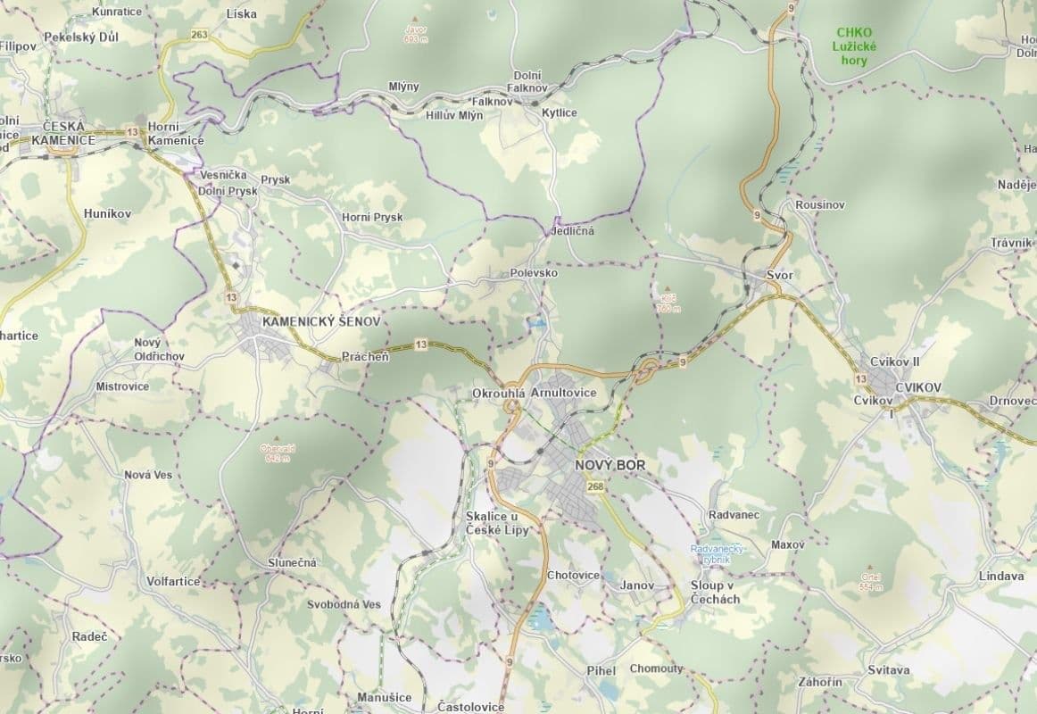 Predaj pozemku 28.595 m², Nový Bor, Liberecký kraj Predaj pozemku 28.595 m², Nový Bor, Liberecký kraj