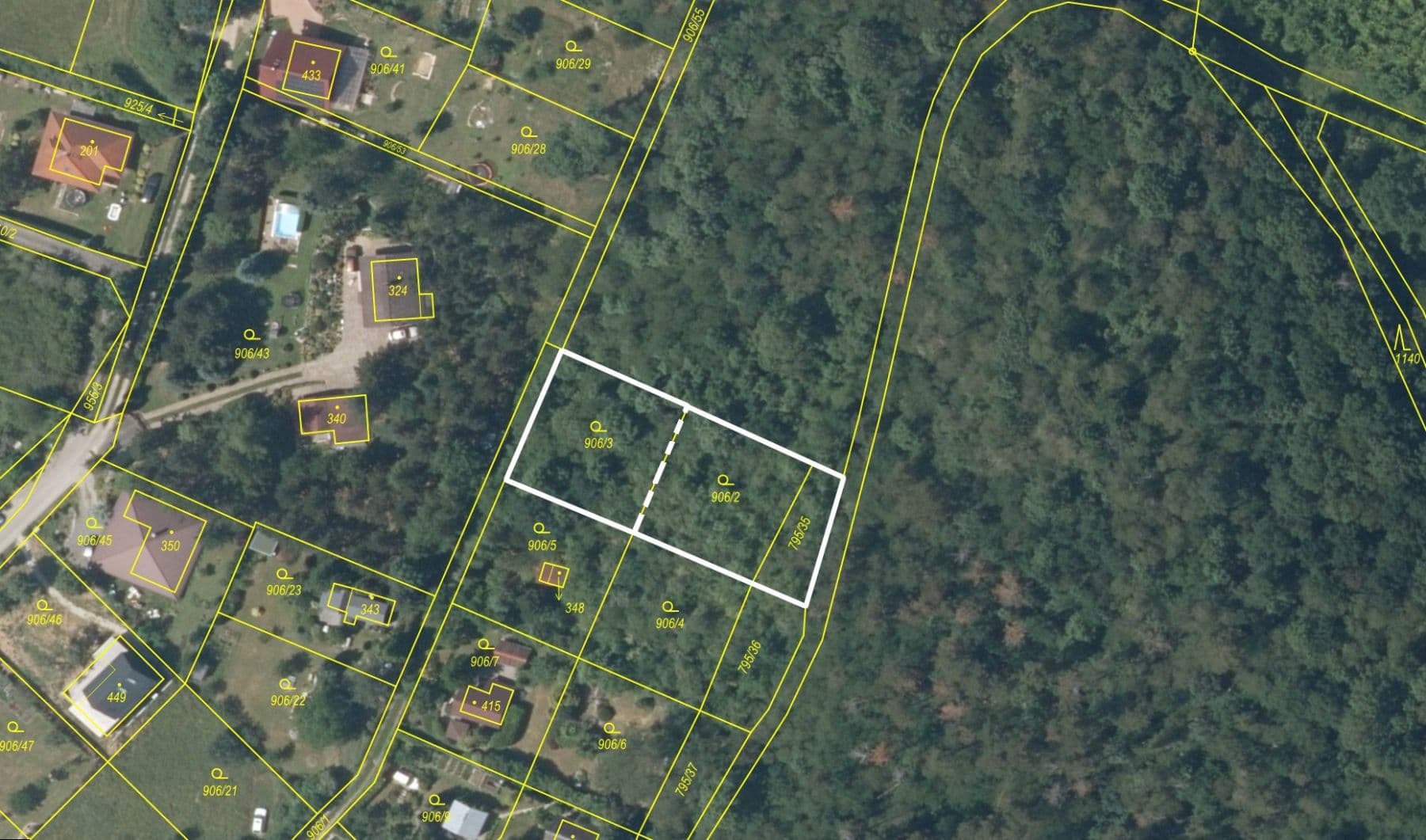 Predaj pozemku 511 m², Chodouň, Středočeský kraj Predaj pozemku 511 m², Chodouň, Středočeský kraj
