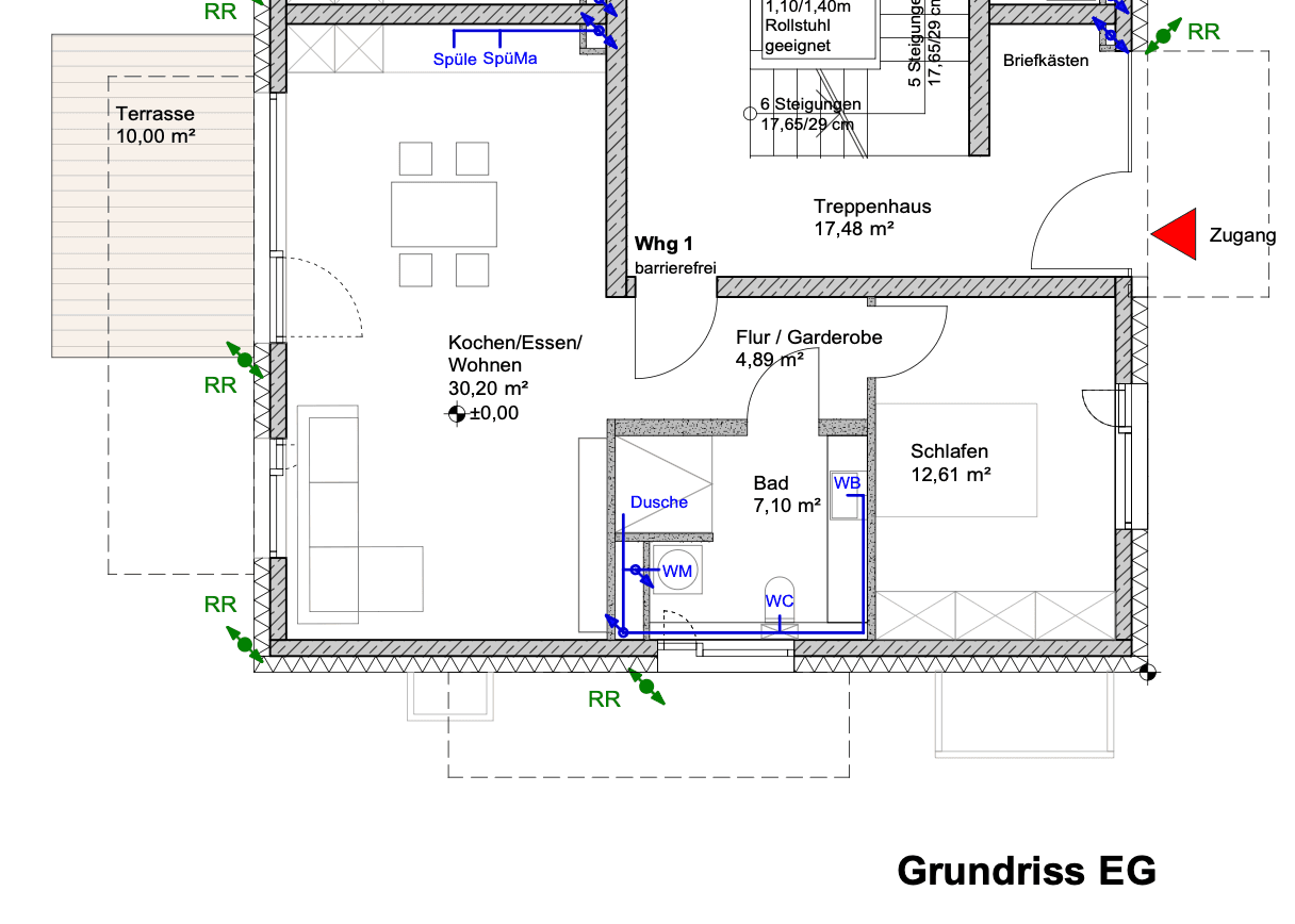 Prenájom bytu 2-izbový 59 m², Kidlerstraße 20a, München, Bavorsko Prenájom bytu 2-izbový 59 m², Kidlerstraße 20a, München, Bavorsko