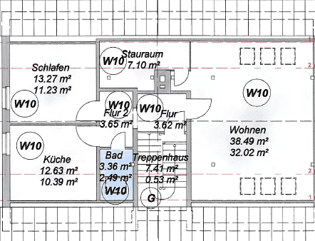 Prenájom bytu 2-izbový 64 m², Blumenstraße 45, Forst (Lausitz) - Baršć, Brandenbursko Prenájom bytu 2-izbový 64 m², Blumenstraße 45, Forst (Lausitz) - Baršć, Brandenbursko