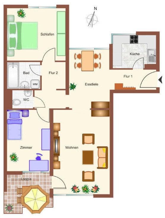 Prenájom bytu 3-izbový 84 m², Robert-Koch-Str. 38, Ottobrunn, Bavorsko Prenájom bytu 3-izbový 84 m², Robert-Koch-Str. 38, Ottobrunn, Bavorsko