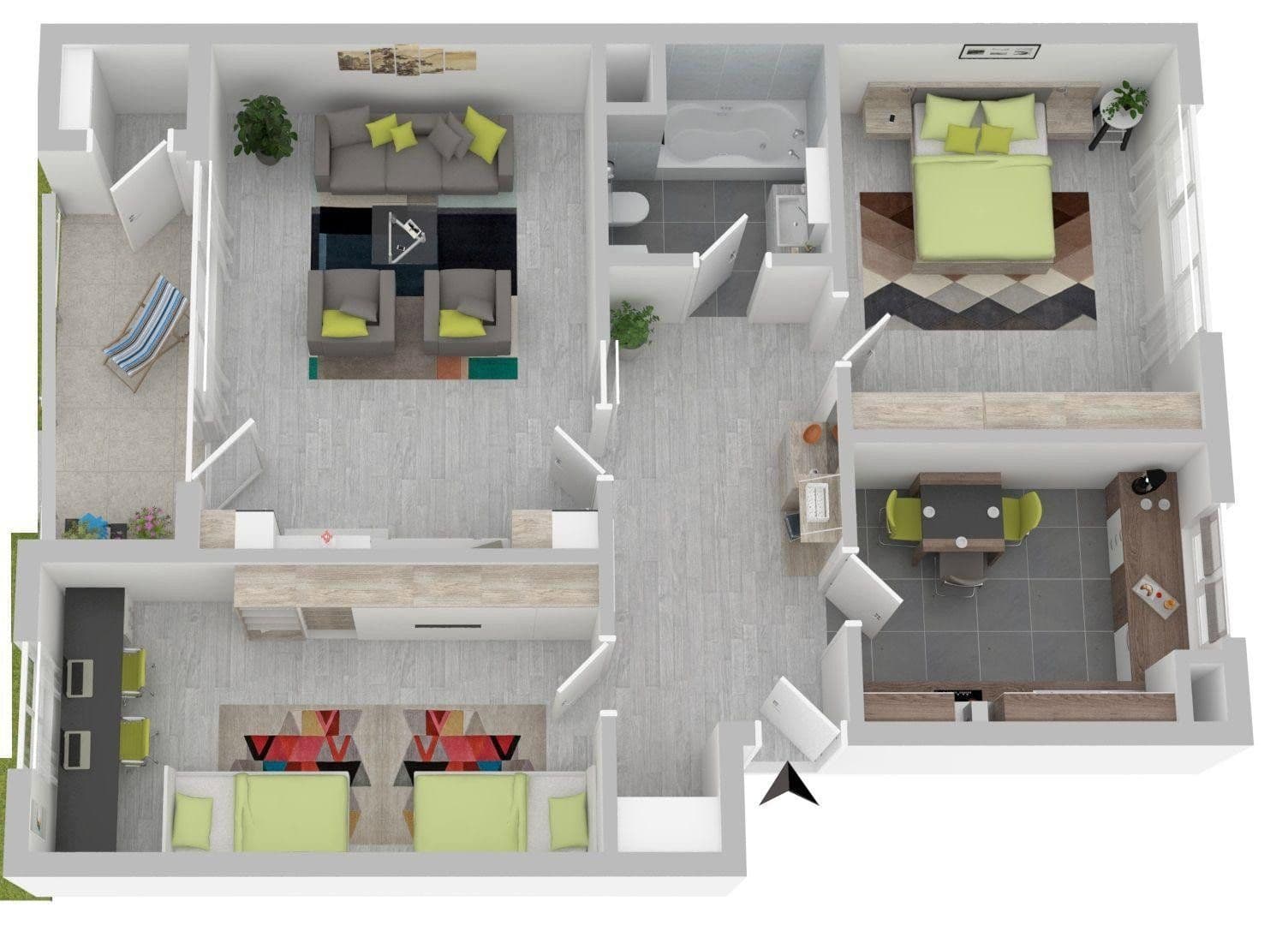 Prenájom bytu 3-izbový 80 m², Auf der Vogelstang 33, Mannheim, Bádensko-Wurttembersko Prenájom bytu 3-izbový 80 m², Auf der Vogelstang 33, Mannheim, Bádensko-Wurttembersko