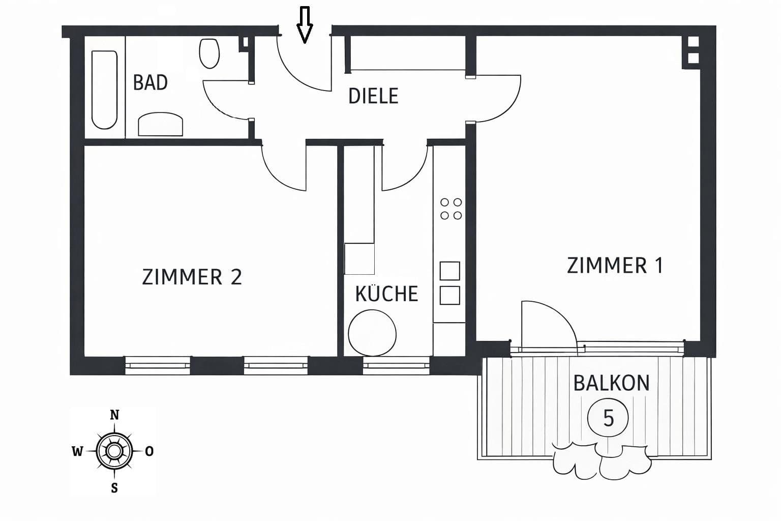 Predaj bytu 2-izbový 53 m², München, Bavorsko Predaj bytu 2-izbový 53 m², München, Bavorsko