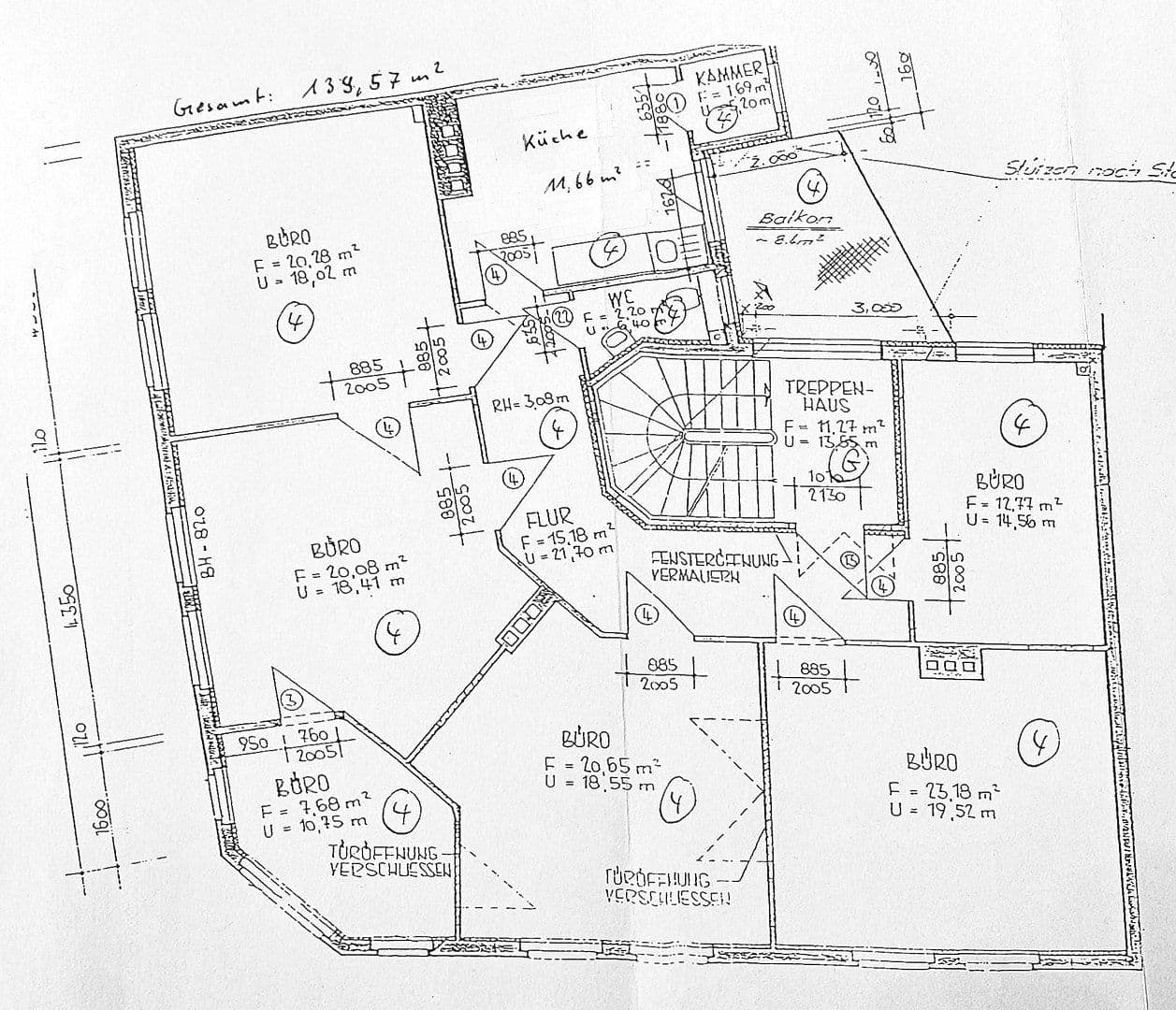 Prenájom kancelárie 137 m², Salbahnhofstr.12a, Jena, Durínsko Prenájom kancelárie 137 m², Salbahnhofstr.12a, Jena, Durínsko