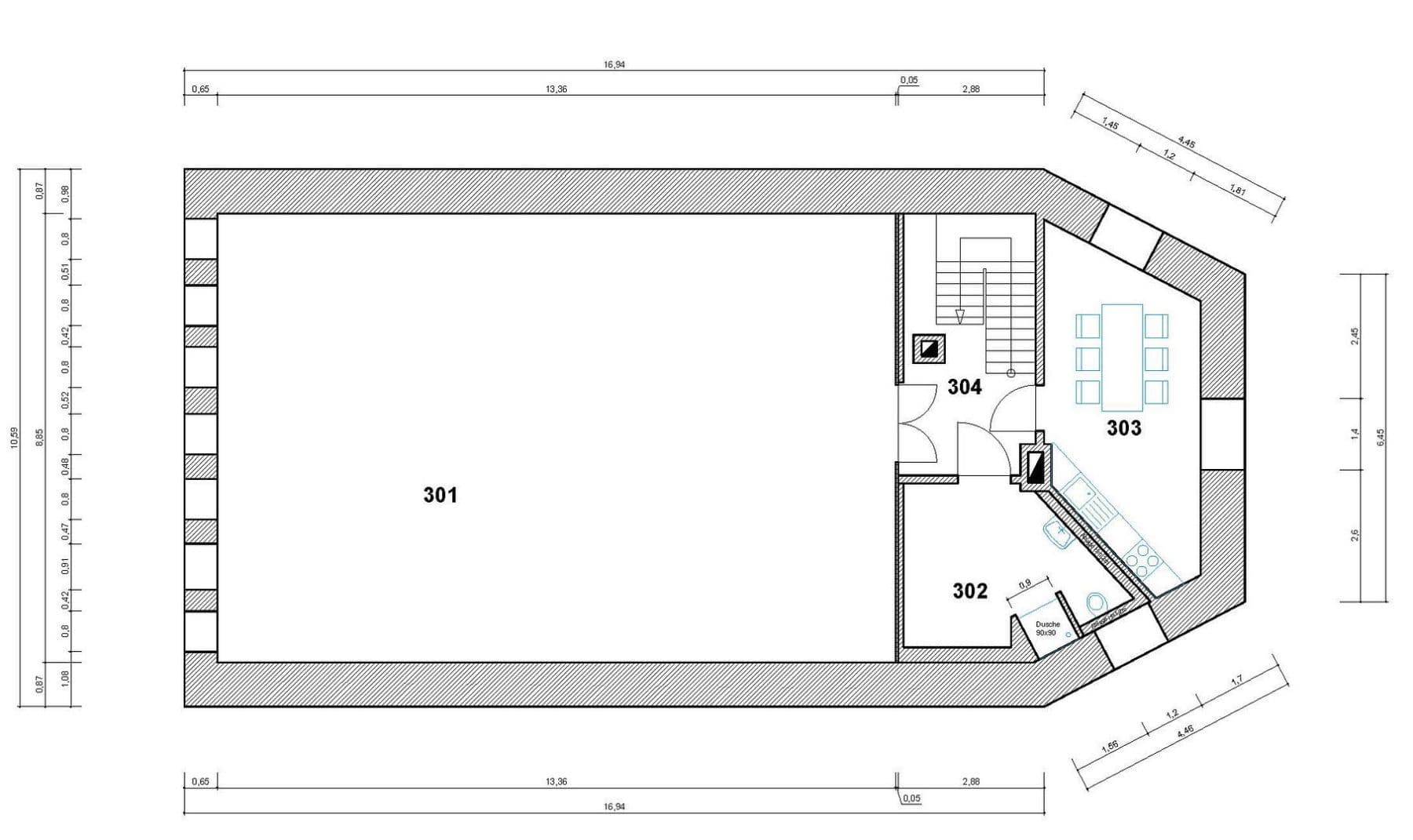 Prenájom kancelárie 163 m², Mittelstraße 3, Parchim, Meklenbursko-Predpomoransko Prenájom kancelárie 163 m², Mittelstraße 3, Parchim, Meklenbursko-Predpomoransko