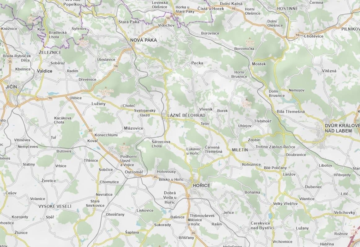 Predaj pozemku 22.869 m², Kovač, Královéhradecký kraj Predaj pozemku 22.869 m², Kovač, Královéhradecký kraj