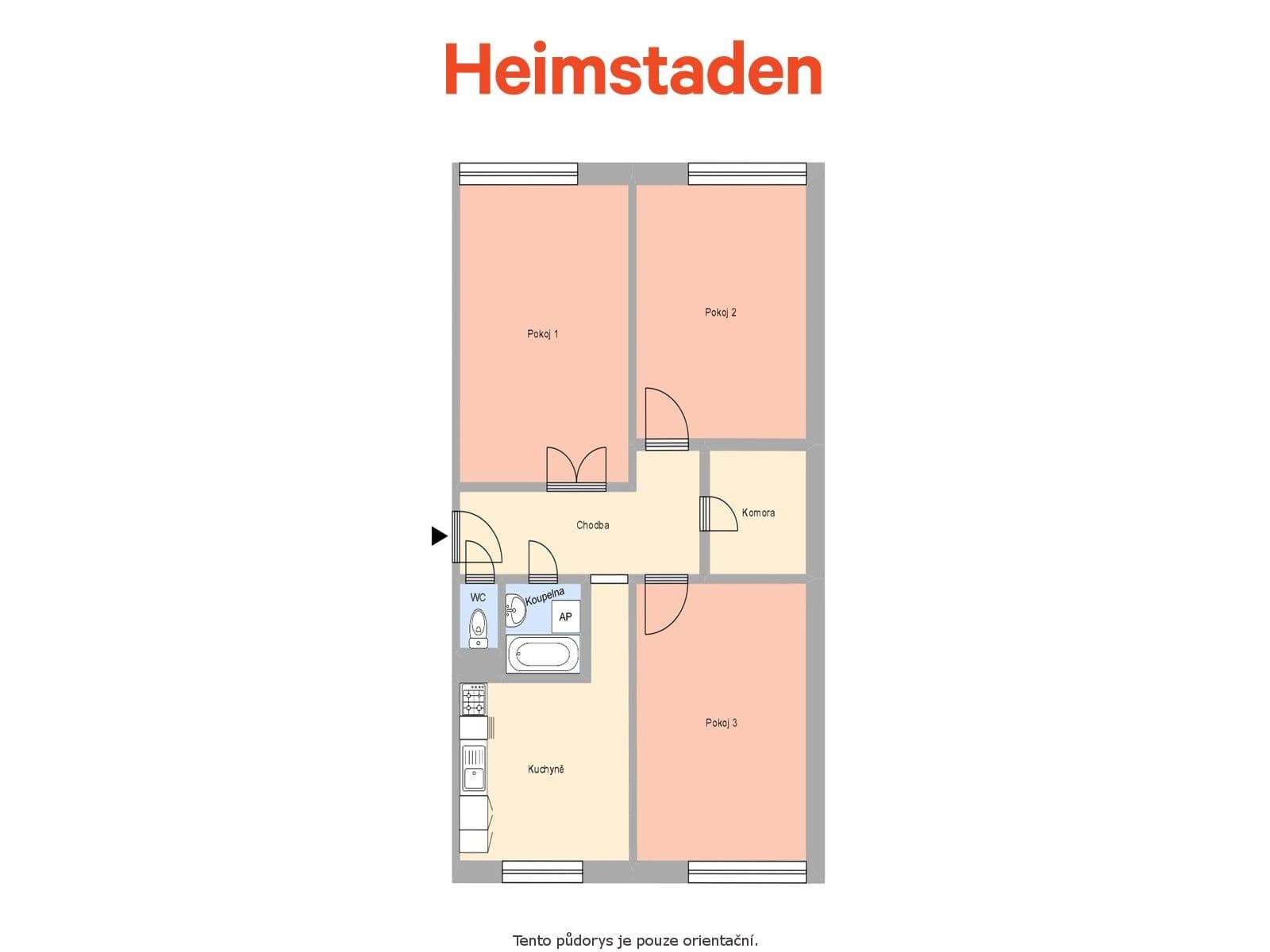 Prenájom bytu 3-izbový 75 m², Marie Majerové, Frýdek-Místek, Moravskoslezský kraj Prenájom bytu 3-izbový 75 m², Marie Majerové, Frýdek-Místek, Moravskoslezský kraj