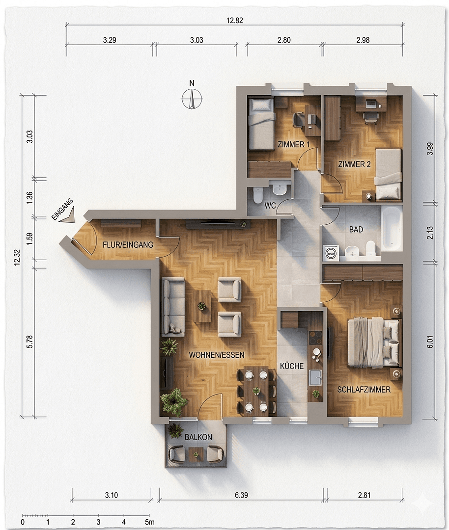 Predaj bytu 4-izbový 94 m², Frechen, Severné Porýnie - Westfálsko Predaj bytu 4-izbový 94 m², Frechen, Severné Porýnie - Westfálsko