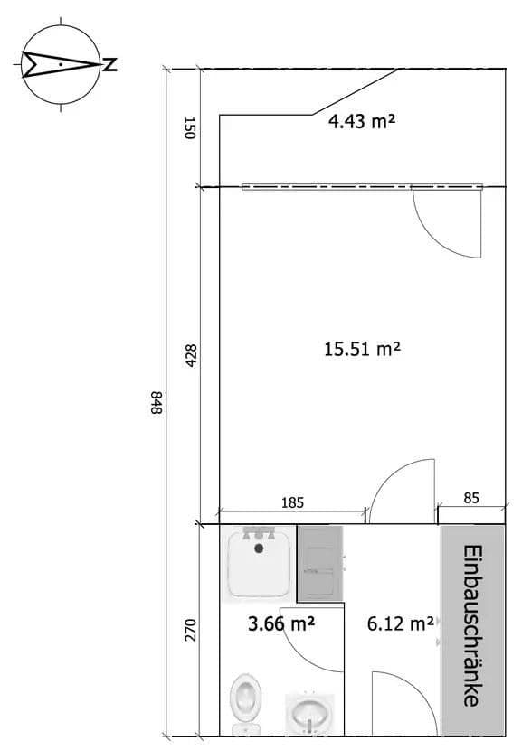 Prenájom bytu 1-izbový 30 m², Heidelberg, Bádensko-Wurttembersko Prenájom bytu 1-izbový 30 m², Heidelberg, Bádensko-Wurttembersko