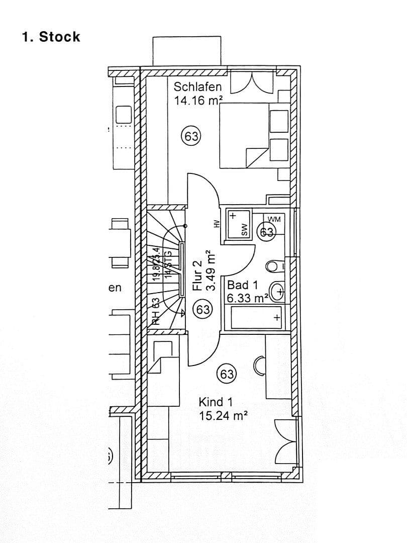 Predaj domu 119 m², pozemek 205 m², Braunaugenstraße 36, München, Bavorsko Predaj domu 119 m², pozemek 205 m², Braunaugenstraße 36, München, Bavorsko