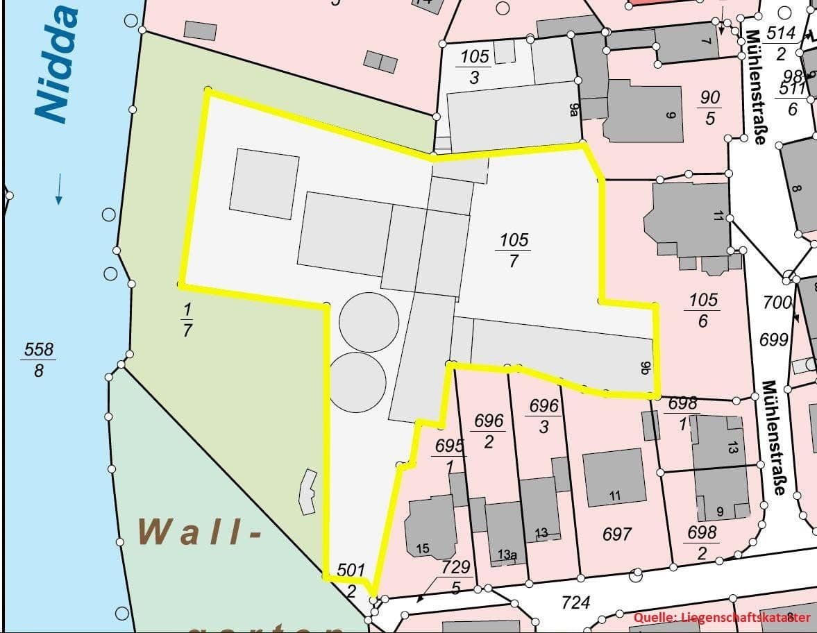 Predaj nebytového priestoru 4.126 m², Mühlenstraße 9b, Niddatal, Hesensko Predaj nebytového priestoru 4.126 m², Mühlenstraße 9b, Niddatal, Hesensko