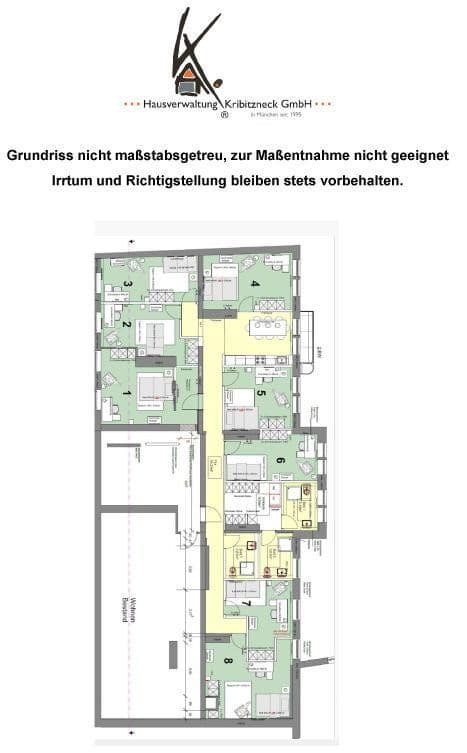 Prenájom bytu 23 m², Sendlinger Straße 42a, München, Bavorsko Prenájom bytu 23 m², Sendlinger Straße 42a, München, Bavorsko