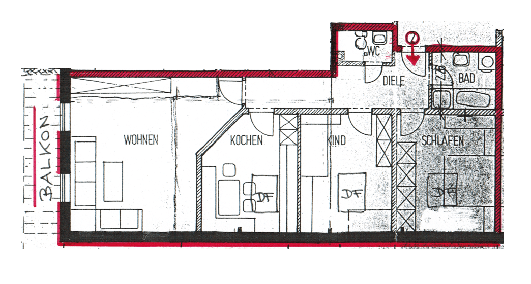 Prenájom bytu 3-izbový 80 m², Königsdorf, Bavorsko Prenájom bytu 3-izbový 80 m², Königsdorf, Bavorsko
